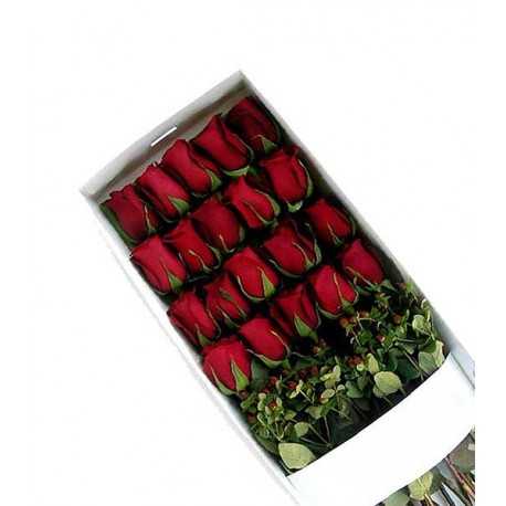 1 Caja, 20 Rosas