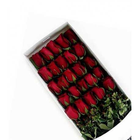 1 Caja, 25 Rosas