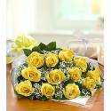 Ramo Extendido, 12 Rosas Amarillas
