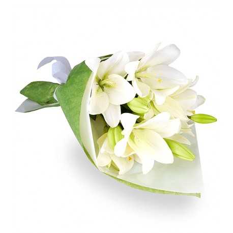 Ramo de Condolencias Pequeño con Liliums