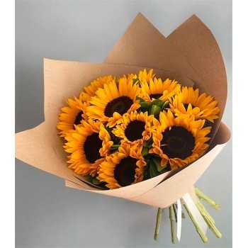 Ramo de 10 Girasoles