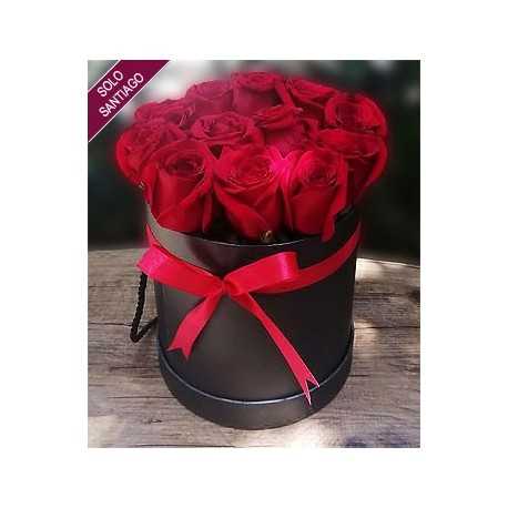 1 Caja Redonda, 12 Rosas